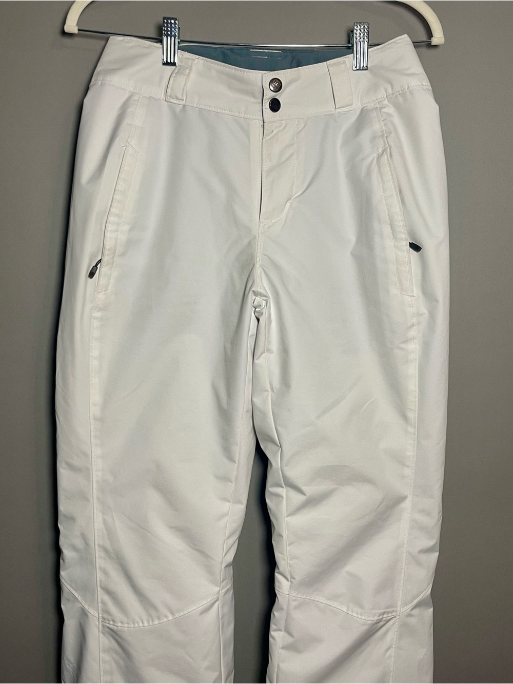 Columbia White Ski Snow Pants XS Waterproof Insulated Winter